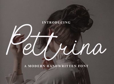 Pettrina- A lovely and Delicate Handwritting Font beauty fonts cute font delicate fonts design display fonts font fonts handlettered monoline fonts script fonts signature font stylist fonts