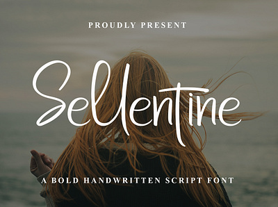 Sellentine Script Font cute font design font fonts handlettered script fonts signature font