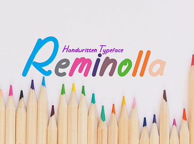 Reminolla - Handwritten Typeface Display Font cute font display font font fonts handlettered illustration logo typeface font
