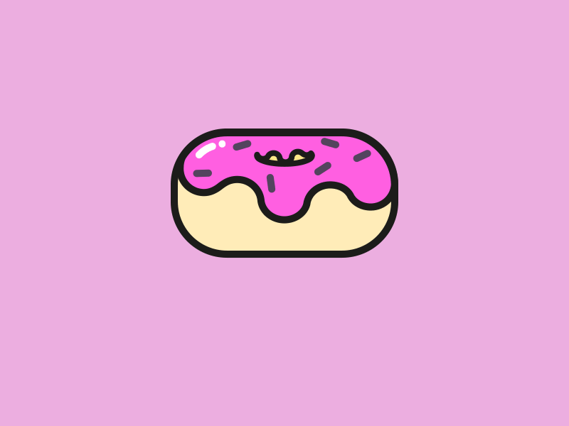 #foodporn animation carrot donut food illustration