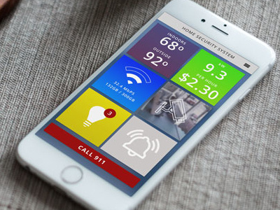 021 :: Home Monitoring Dashboard challenge daily mobile ui uidesign ux