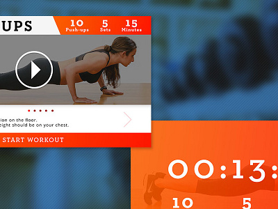 062 Workout Of The Day 062 app dailyui mobile ui ux workout