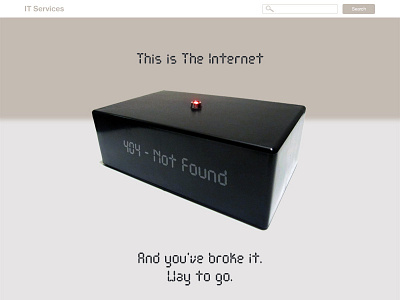 Daily UI: 404 Page (Day 8) 008 dailyui