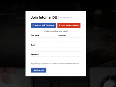 fotomanDU Signup