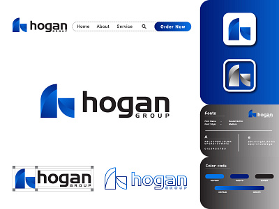 Hogan Group logo | H letter logo | Branding