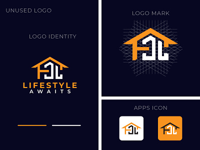 FDL Letter Real Estate Logo concept. Branding logo