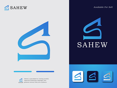 Modern S Letter logo concept for your brand, For sell a b c d e f j h i j k l m brand brand identity branding identity letter logo logo logo design logo designer logo mark logos logotype mark minimalist logo modern logo n o p q r s t u v w x y z s letter logo s logo symble typography