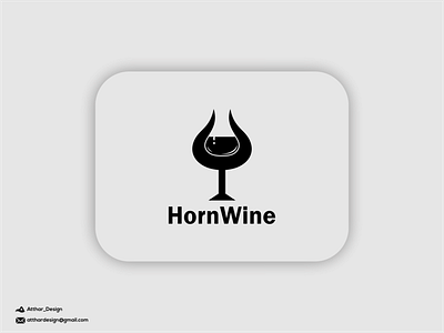 HornWine LOGO COMBINATIONS animation apparel brand brand mark branding combinations company cow design graphic design horn icon logo logo combinations logos motion graphics nose symbol top design top logo