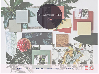 Creative Studio / Design website / design logo colors design graphic image layout logo ui ux visual web website