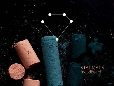 Starmaps Moodboard /cover branding design layout logo moodboard visulal identity