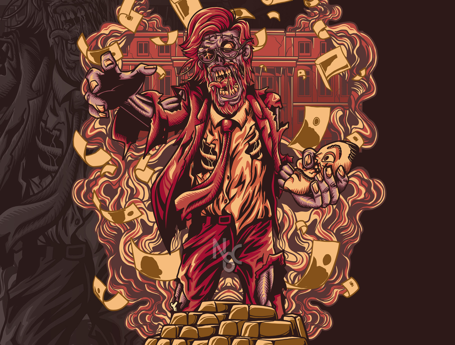 casino heist zombie movie