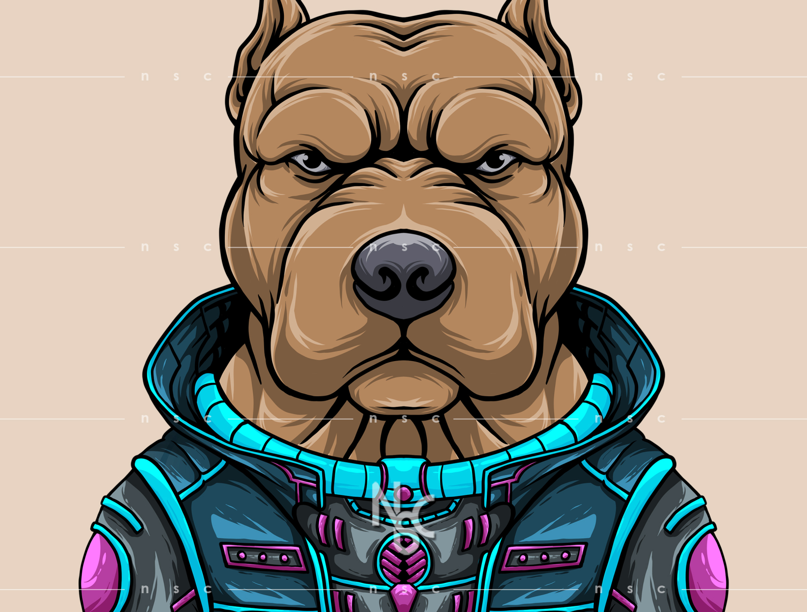 PitBull CYBER-02 . NFT Collectibles. by NSC.gd on Dribbble