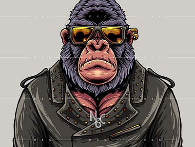 Gorilla Gangster.NFT Collectibles animals character commissions crypto foundation gangster gorilla illustration larvalabs mafia monkey nft nftart nftartist nftcollectibles nftcommunity nftcreator nifty opensea