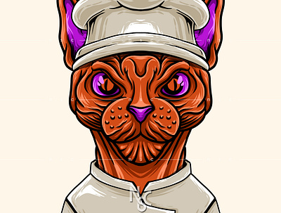 Sphynx Chef.NFT Collectibles animals cat cat lover chef cooking crypto food foundation larva labs nft nft art nft artist nft collectibles nft community nft creator nifty nscgd opensea restaurant sphynx