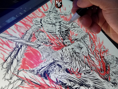 Chainsaw Man x Devil - Sketching Process