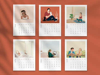 2022 | Illustration Boho Calendar 2022 2022 best shoot branding calendar calendar 2022 design graphic design illustration
