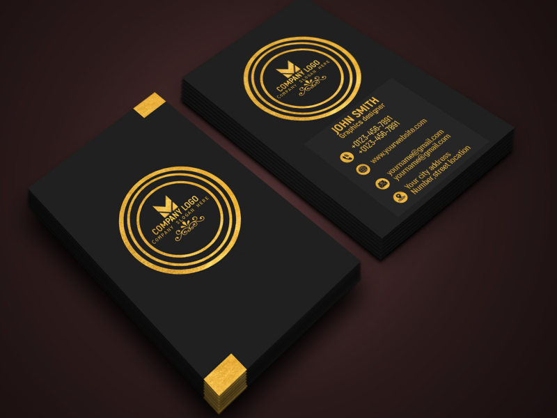 Business card | Luxury card by liza on Dribbble