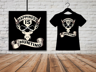 T-shirt | Hunting T-shirt | Typography
