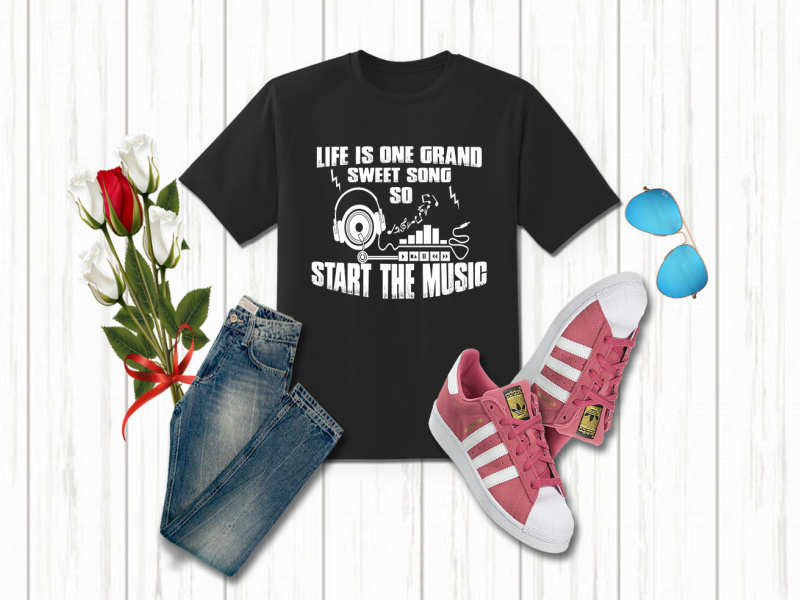 Music T Shirt Design designs themes templates and downloadable