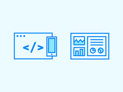 Web Icons blue dashboard icons web development web icons
