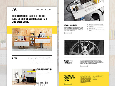Montisa Relauch furniture homepage micro site start up storytelling