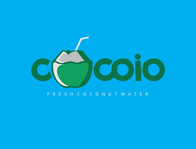 Cocoio Coconut Water branding design graphic design logo typography
