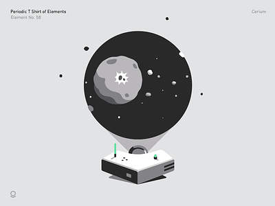 Cerium asteroid cerium illustration palantir planet space