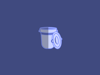 Day 4 daily day 4 garbage can icon