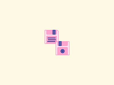 Day 6 daily day 6 floppy disk icon