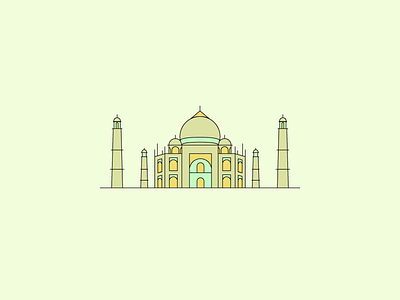 Day 7 daily day 7 icon taj mahal