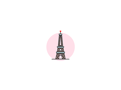 Day 10 daily day 10 eiffel tower icon