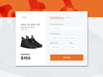 Daily UI 002 - Credit Card Checkout 002 100daychallenge dailyui dailyui001 uidesign userinterface uxdesign webdesign