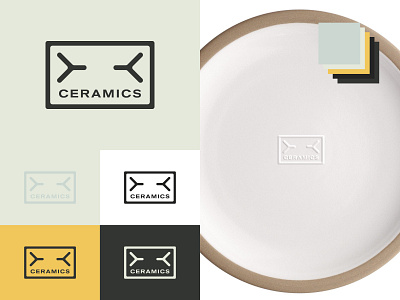 WIP - Ceramic Company Logo + Mockup branding branding design ceramics design graphic design logo logo design mockup typography