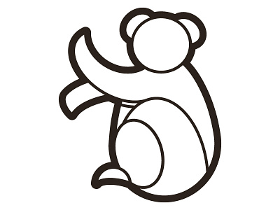 Koala Logo animal bear illustration koala logo