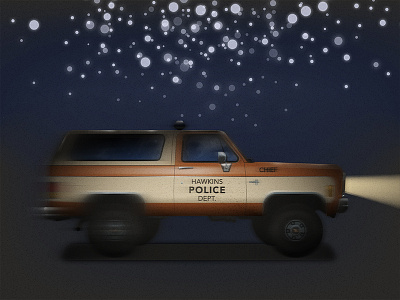 Chief Hopper is on the case! blazer chevy chief eleven hopper king netflix stephen stranger things wip