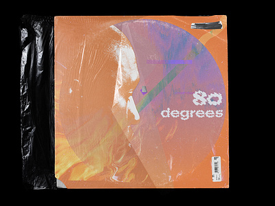 80 Degrees Album Cover album art album cover branding illustration illustrator kanye west mock up music photoshop typography yandhi
