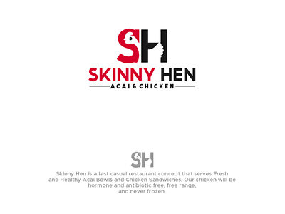 Skinny Hen - Perspective Logo