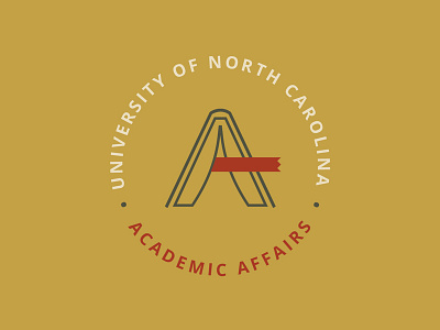 University of North Carolina Academic Affairs Logo branding education logo