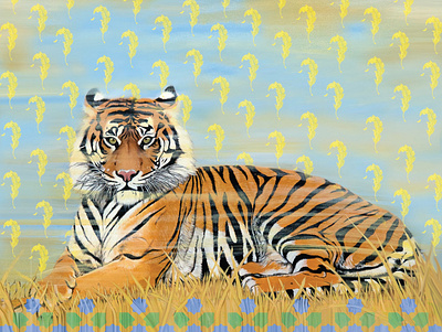 Tiger-Royal dec design graphic design illustration logo