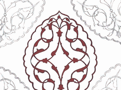 The Rumi Leaf Medallion design graphic design illustration