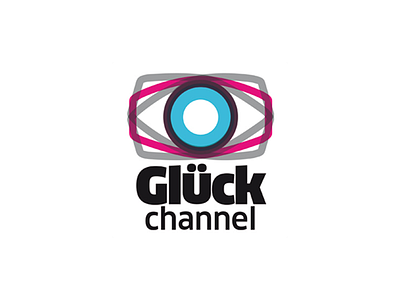 Gluck channel logo corporate identity design sicilia gluck channel hypebang immagine coordinata maurizio schifano web tv