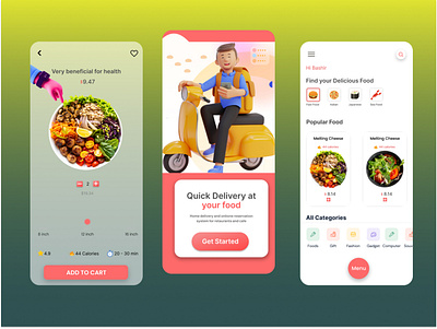 Food Apps design food food apps hungry hunter man foods mobile mobile deaign online food riders riders foods ui ui design user interface ux women foods