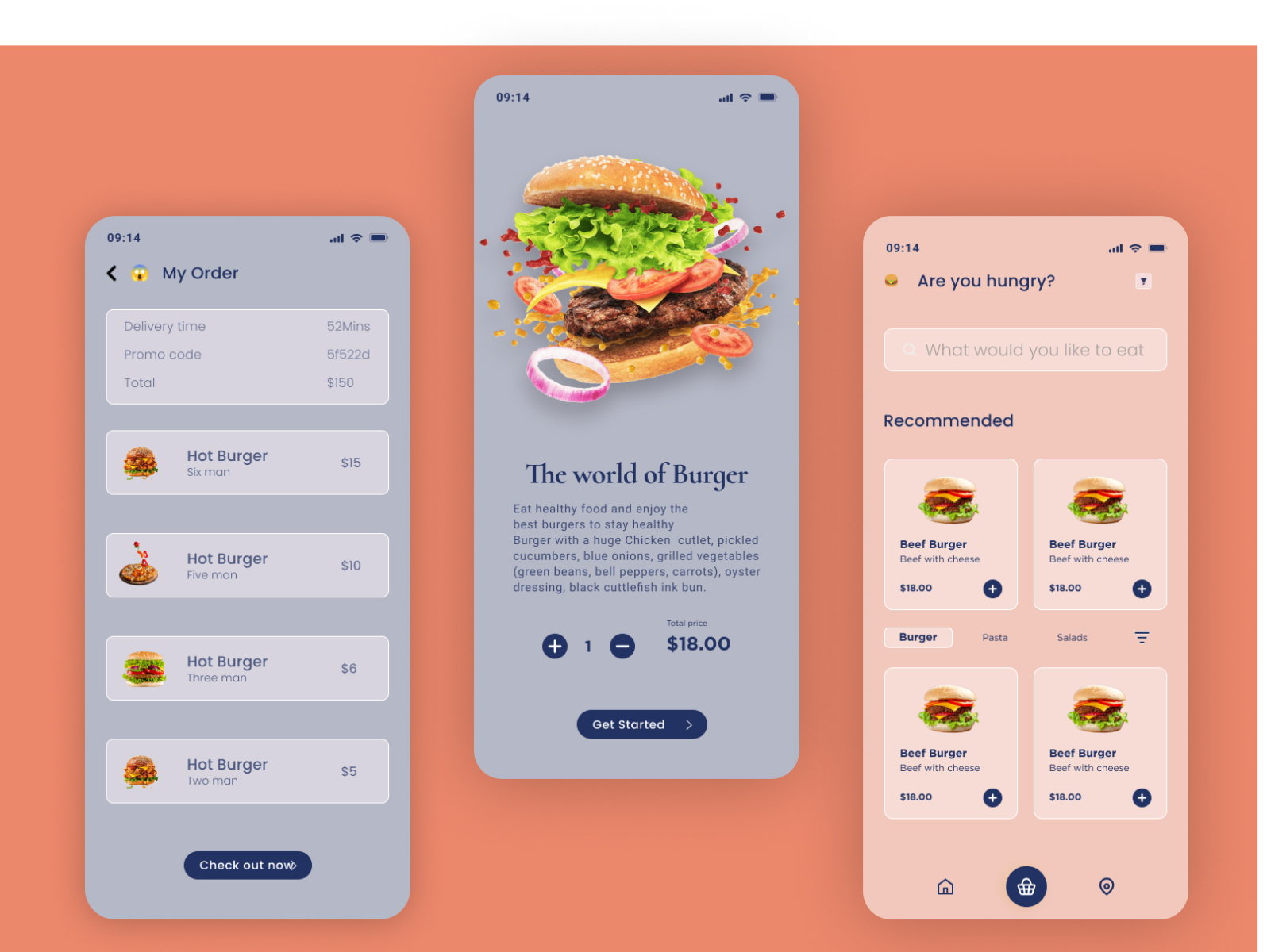 Burger Apps by MD ABDUL BASHIR on Dribbble