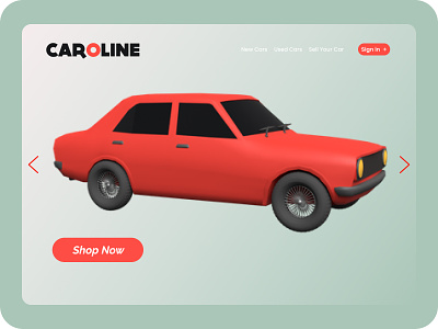 Car dealership home page design