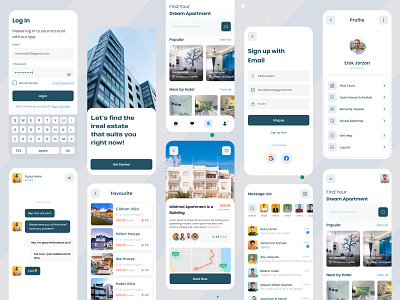 Real Estate Mobile App adobe xd android design apps figma design graphic design home app hotel room hours apps iphone design iso design mobile apps photoshop design real estate real estate apps real estate mobile app ui ui design user interface ux ux design