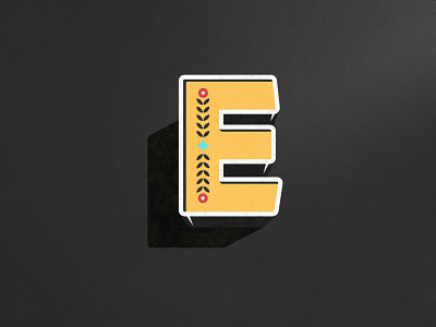 E 3̶6̶ 1dayoftype 36daysoftype design lettering typography vector