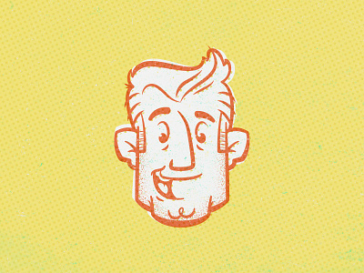 Grainstorm Justin face illustration portrait vector