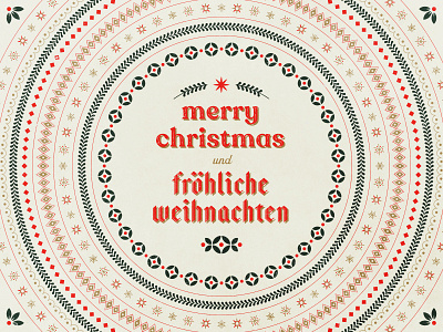 Merry Christmas und Fröhliche Weihnachten