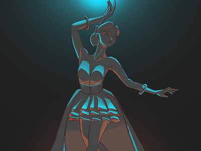a worthless dance adobephotoshop animation app art conceptdrawing design graphic design illustration ui