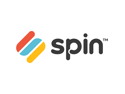 Spin Brand Identity app branding design geometry illustration live live shopping logo simple typography vector